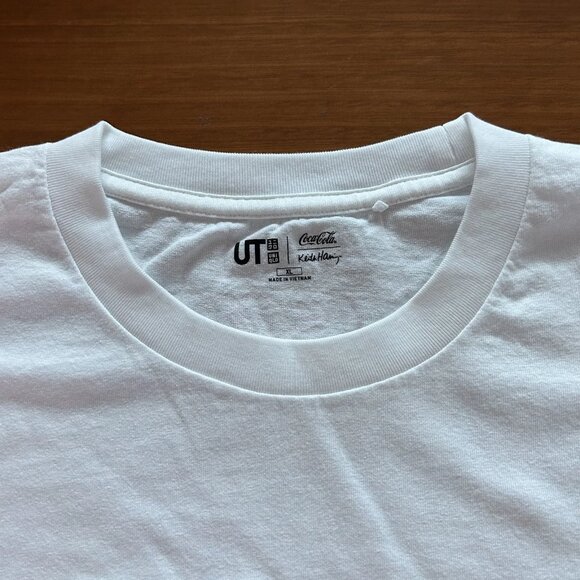 UNIQLO Keith Haring × coca cola coke UT/relaxed White T-shirt- Size Mens XL - Picture 5 of 7